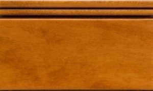 Maple with Caramel Stain Brown and Brushed Glaze