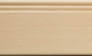 Eggshell with Brushed Brown Glaze