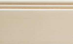 Snow White with Brushed Brown Glaze